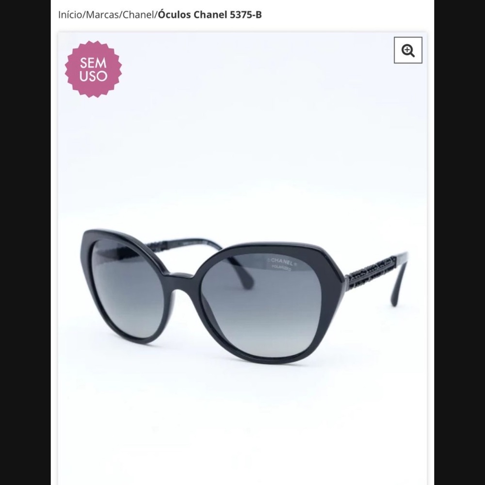 CHANEL Black Gradient Sunglasses